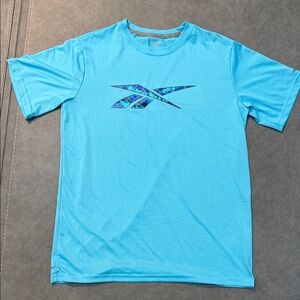 Reebok Women’s Light Blue Logo Tee for Juniors